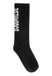 Dsquared2 Kids logo-jacquard socks - Schwarz