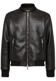 DSQUARED2 Bomberjacke mit Logo-Prägung - Schwarz