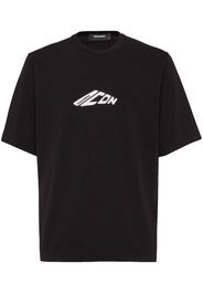 Dsquared2 T-Shirt mit grafischem Print - Schwarz
