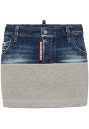 Dsquared2 contrasting-fabric mini skirt - Grau