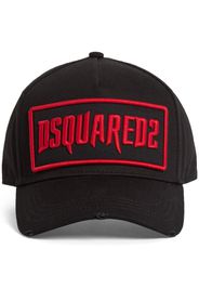 Dsquared2 logo-embroidered baseball cap - Schwarz