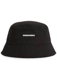 Dsquared2 Fischerhut mit Logo-Print - Schwarz