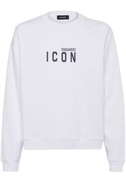 Dsquared2 Sweatshirt mit "Icon"-Print - Weiß