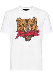 Dsquared2 graphic-print cotton T-shirt - Weiß