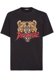 Dsquared2 graphic-print cotton T-shirt - Schwarz