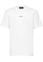 Dsquared2 logo-patch cotton T-shirt - Weiß