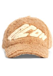 DSQUARED2 Baseballkappe aus Faux Shearling - Nude