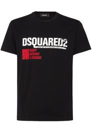 DSQUARED2 T-Shirt mit Logo-Print - Schwarz
