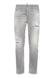 DSQUARED2 Ausgeblichene Jeans im Distressed-Look - Grau