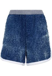 DSQUARED2 Shorts mit ausgeblichenem Effekt - Blau