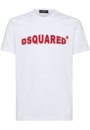 DSQUARED2 T-Shirt mit Logo-Print - Weiß