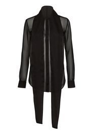 DSQUARED2 Bluse mit Schaldetail - Schwarz