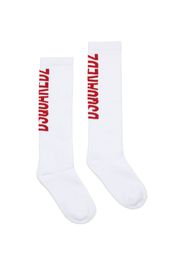 DSQUARED2 KIDS logo-jacquard socks - Weiß