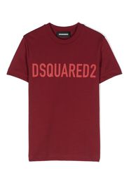 DSQUARED2 KIDS T-Shirt mit Logo-Print - Rot
