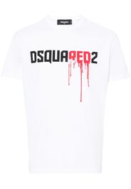 Dsquared2 logo-print cotton T-shirt - Weiß