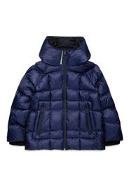 DSQUARED2 KIDS Gefütterte Kapuzenjacke mit Logo-Print - Blau