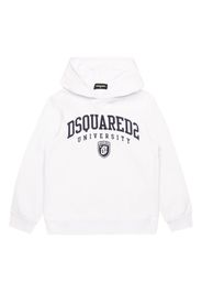 DSQUARED2 KIDS Hoodie mit Logo-Print - Weiß