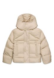DSQUARED2 KIDS Gefütterte Jacke mit Logo-Stickerei - Nude
