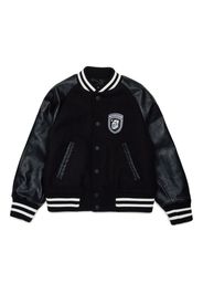 DSQUARED2 KIDS Bomberjacke mit Kontrastdetails - Schwarz