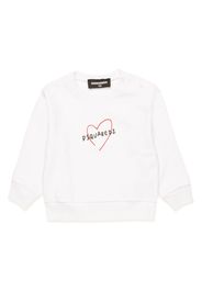 DSQUARED2 KIDS Sweatshirt mit Logo-Print - Weiß