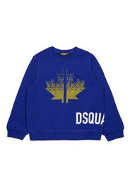 DSQUARED2 KIDS Sweatshirt mit Logo-Print - Blau