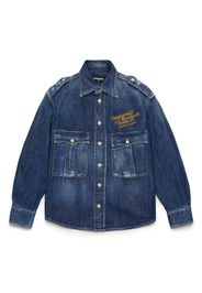 DSQUARED2 KIDS Geknöpftes Jeanshemd - Blau