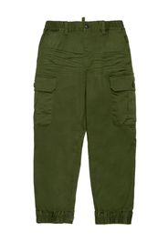 DSQUARED2 KIDS Hose mit Logo-Patch - Grün