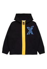 DSQUARED2 KIDS Kapuzenjacke mit Logo-Print - Schwarz