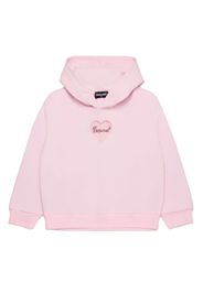 DSQUARED2 KIDS Jersey-Hoodie mit Logo-Verzierung - Rosa