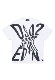 DSQUARED2 KIDS T-Shirt mit Logo-Print - Weiß