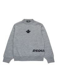 DSQUARED2 KIDS Pullover aus Logo-Jacquard - Grau