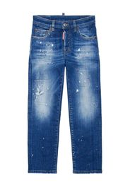 DSQUARED2 KIDS Jeans im Distressed-Look - Blau