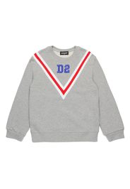 DSQUARED2 KIDS Sweatshirt mit Logo-Stickerei - Grau