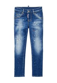 DSQUARED2 KIDS Jeans mit Logo-Patch - Blau