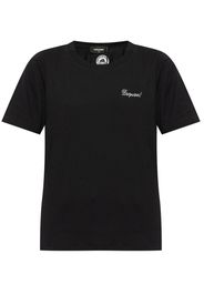 Dsquared2 rhinestone-logo cotton T-shirt - Schwarz
