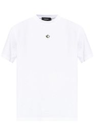 Dsquared2 logo-appliquéd cotton T-shirt - Weiß