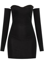 Dsquared2 off-shoulder mini dress - Schwarz