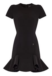 DSQUARED2 Midikleid mit Rüschen - Schwarz