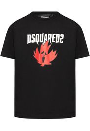Dsquared2 logo-print cotton T-shirt - Schwarz