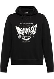 DSQUARED2 Hoodie mit Logo-Print - Schwarz