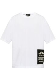 DSQUARED2 T-Shirt mit Logo-Patch - Weiß