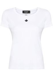 DSQUARED2 T-Shirt mit Logo-Applikation - Weiß