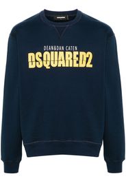 DSQUARED2 Cool Fit Sweatshirt mit Logo-Print - Blau