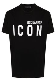 DSQUARED2 T-Shirt mit Logo-Print - Schwarz
