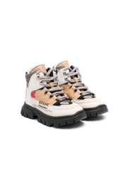 DSQUARED2 KIDS Stiefeletten mit Kontrasteinsatz - Nude