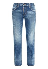 DSQUARED2 Ausgeblichene Tapered-Jeans - Blau