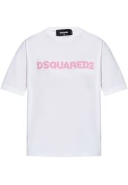 DSQUARED2 embroidered-logo t-shirt - Weiß