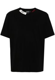 DSQUARED2 T-Shirt mit Logo-Stickerei - Schwarz
