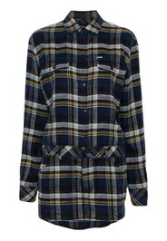 DSQUARED2 Minikleid mit Check - Blau