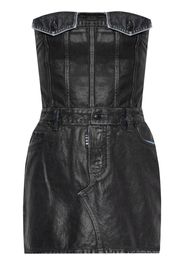 DSQUARED2 coated-finish mini dress - Schwarz